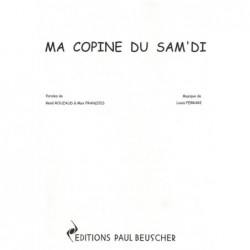 Partition MA COPINE DU SAMDI