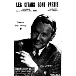 Partition LES GITANS SONT PARTIS Guy BERRY