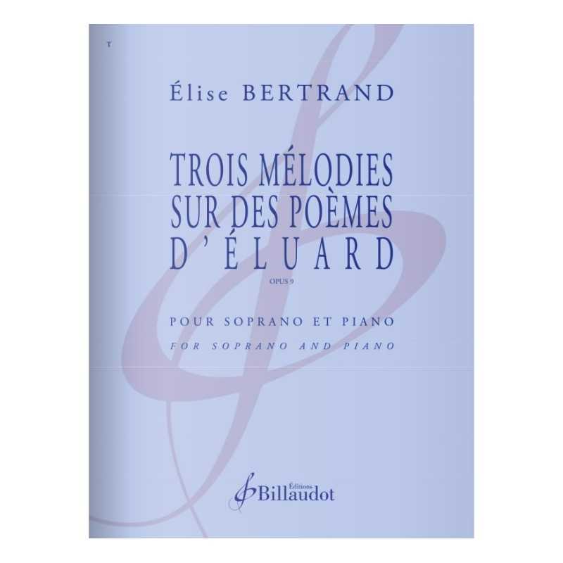 TROIS MÉLODIES SUR DES POÈMES D'ÉLUARD Op. 9