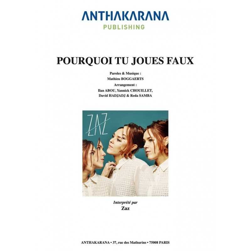 Partition POURQUOI TU JOUES FAUX