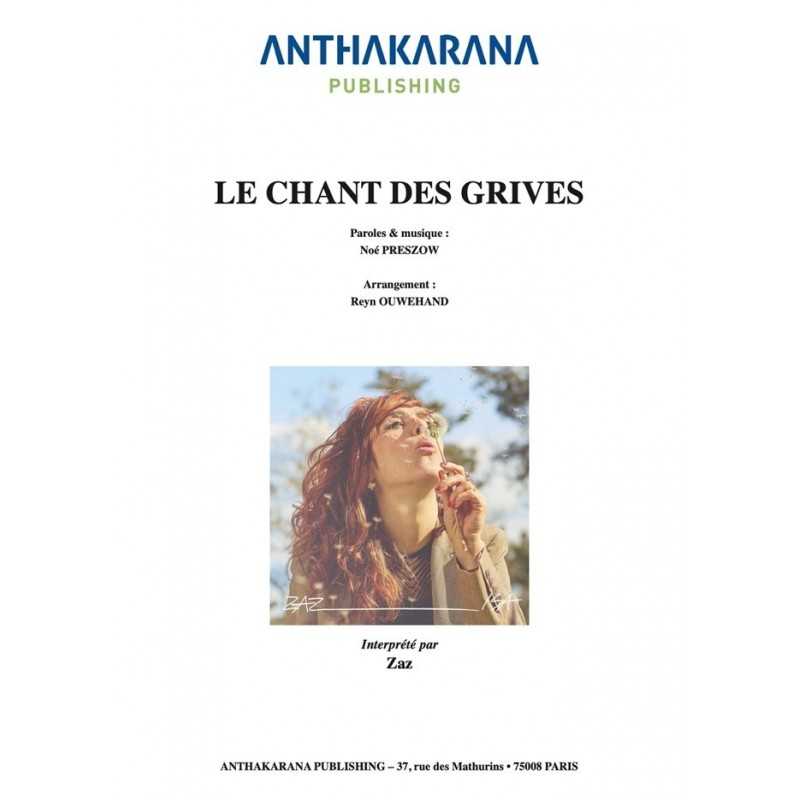 Partition LE CHANT DES GRIVES