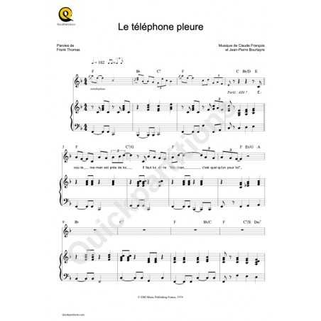 LE TÉLÉPHONE PLEURE