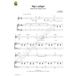 Sheet music MGR LUSTIGER Ibrahim Maalouf