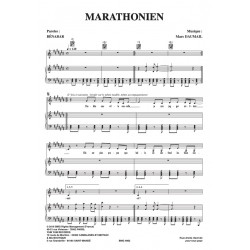 Sheet music MARATHONIEN BÉNABAR