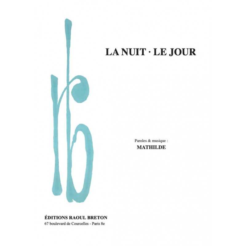 Sheet music LA NUIT LE JOUR Mathilde PDF