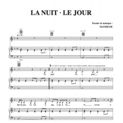 Sheet music LA NUIT LE JOUR Mathilde PDF