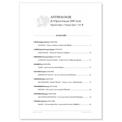 OPÉRA FRANÇAIS SOPRANO livret partition sheet music