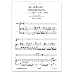 OPÉRA FRANÇAIS SOPRANO livret partition sheet music