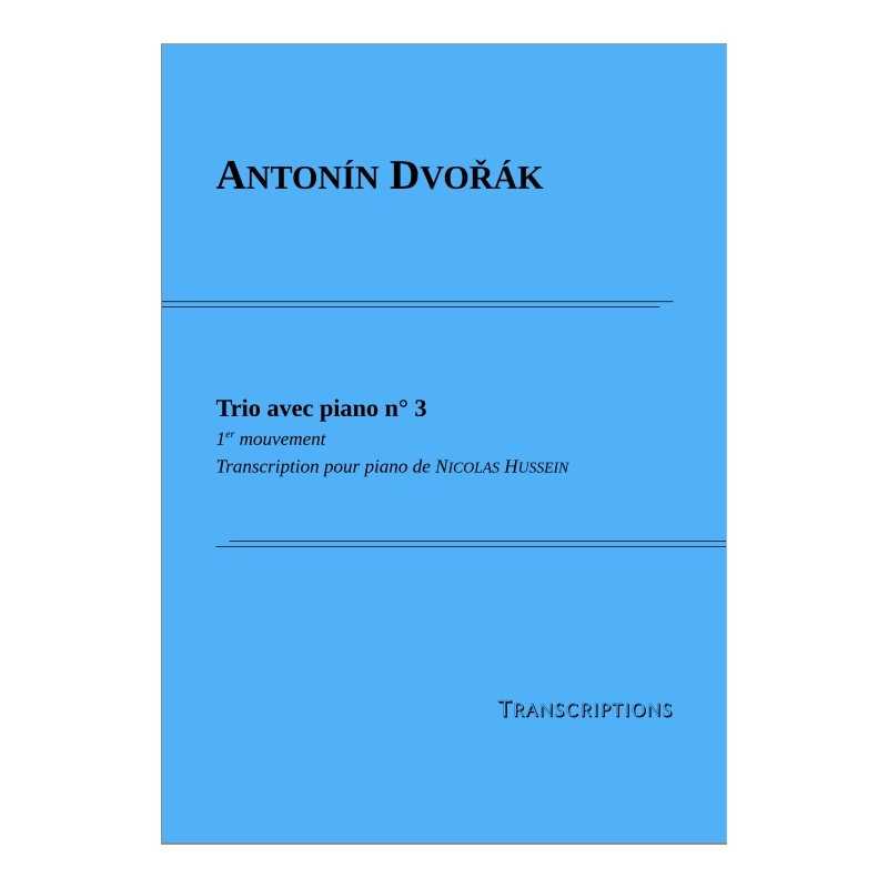Partition TRIO AVEC PIANO N°3 (1ER MOUVEMENT) D'ANTON DVORAK