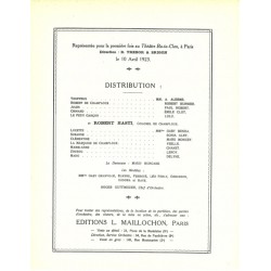 Sheet music BENJAMIN Musical Benjamin RABIER pdf