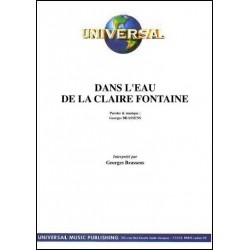 DANS L'EAU DE LA CLAIRE FONTAINE