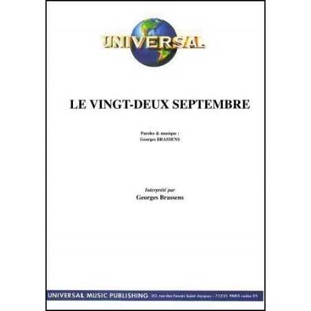 LE VINGT-DEUX SEPTEMBRE