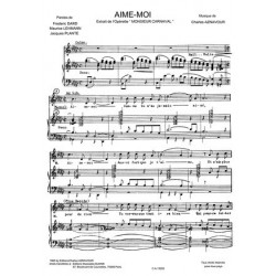 Partition AIME-MOI Charles AZNAVOUR