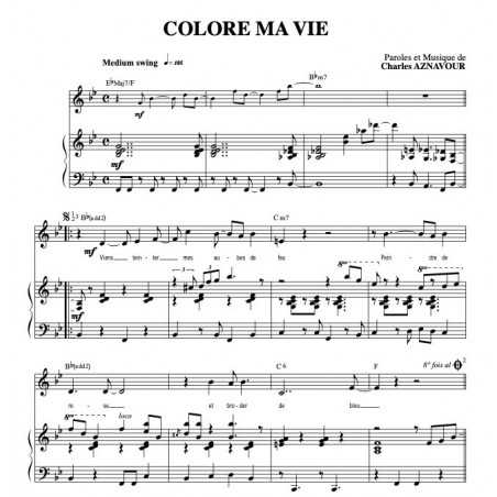 COLORE MA VIE