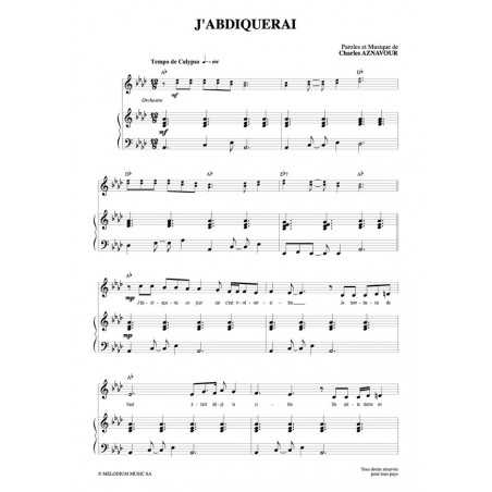 J'ABDIQUERAI