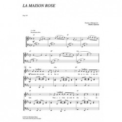 Partition LA MAISON ROSE Charles AZNAVOUR