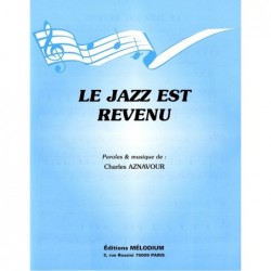 Partition LE JAZZ EST REVENU Charles Aznavour