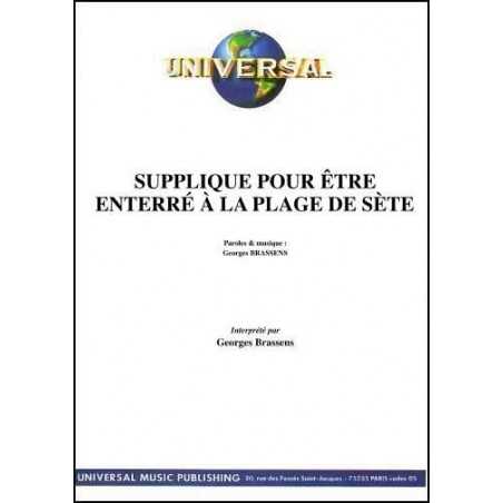 SUPPLIQUE POUR ÊTRE ENTERRÉ À LA PLAGE DE SÈTE