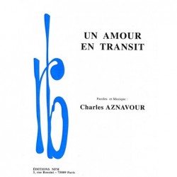 Partition UN AMOUR EN TRANSIT Charles AZNAVOUR