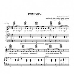 Partition DOMINIKA Serge Lama