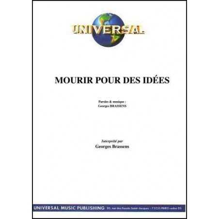 MOURIR POUR DES IDÉES