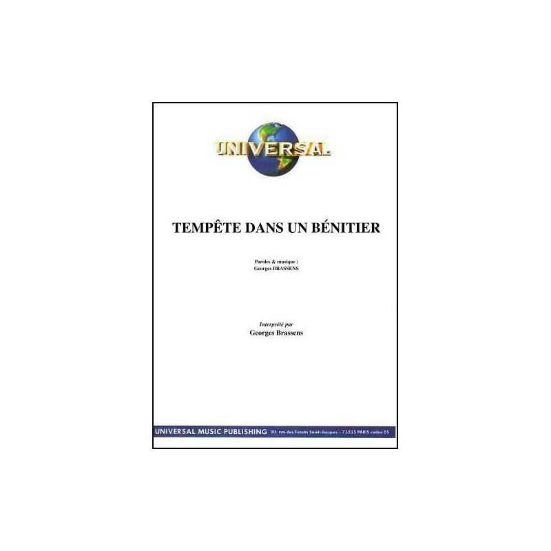 TEMPÊTE DANS UN BÉNITIER