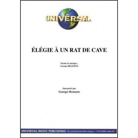 ÉLÉGIE À UN RAT DE CAVE
