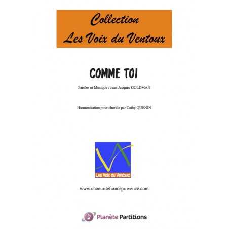 COMME TOI (4 voix mixtes SATB)