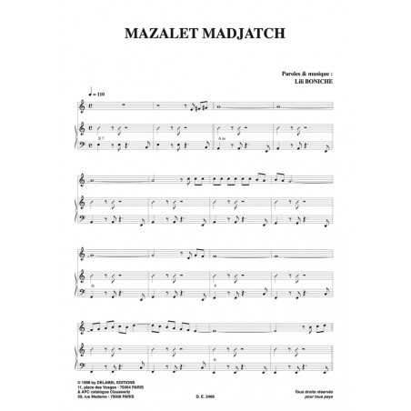 MAZALET MADJATCH