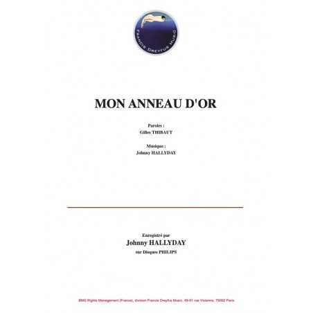 MON ANNEAU D'OR