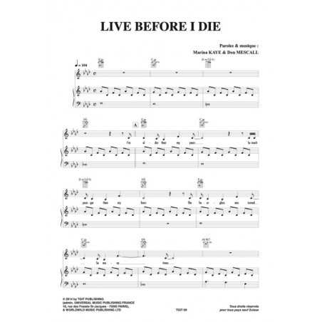 LIVE BEFORE I DIE