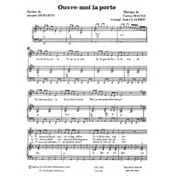 Sheet music OUVRE-MOI LA PORTE Enrico Macias PDF