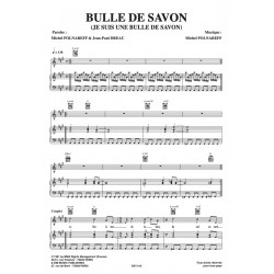 Partition BULLE DE SAVON Michel Polnareff PDF