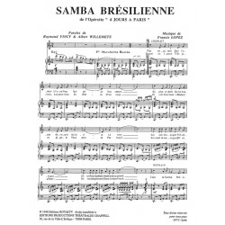 Sheet music SAMBA BRÉSILIENNE Andrex PDF