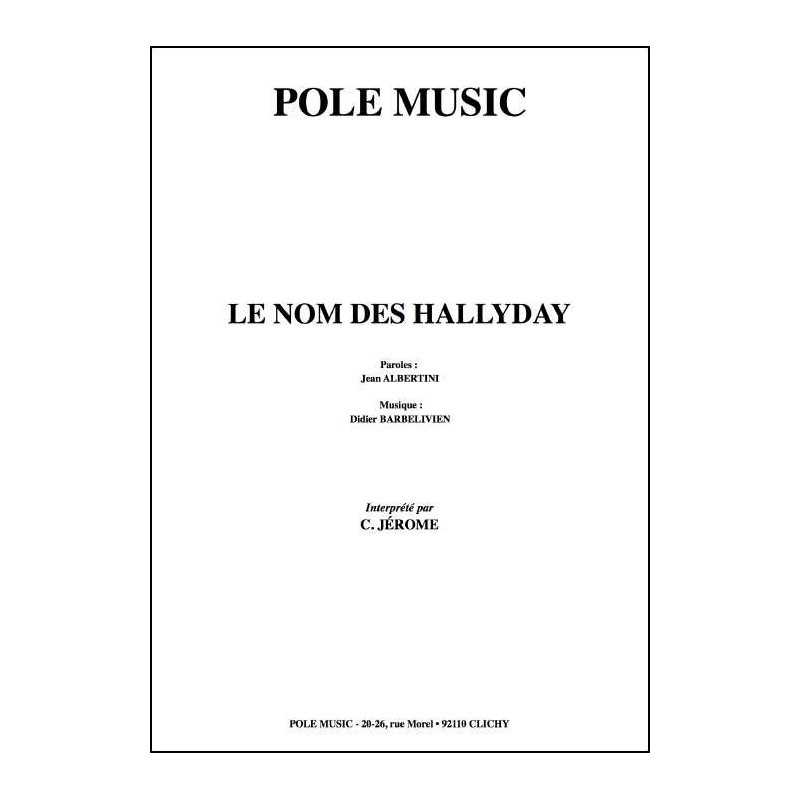 LE NOM DES HALLYDAY