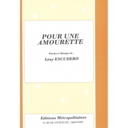 Sheet music POUR UNE AMOURETTE Michèle ARNAUD PDF