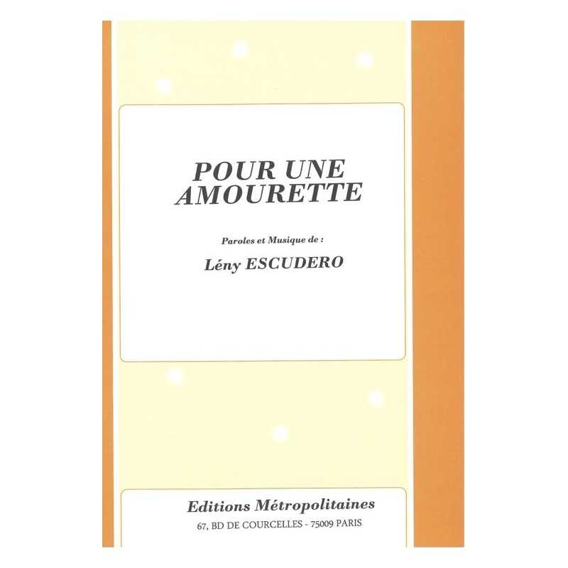 Sheet music POUR UNE AMOURETTE Michèle ARNAUD PDF