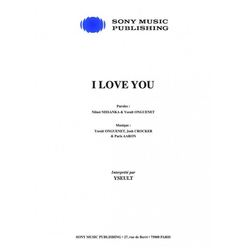 Partition I LOVE YOU YSEULT pdf