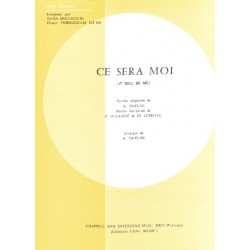 Sheet music CE SERA MOI Nana MOUSKOURI pdf