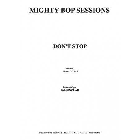 DON'T STOP