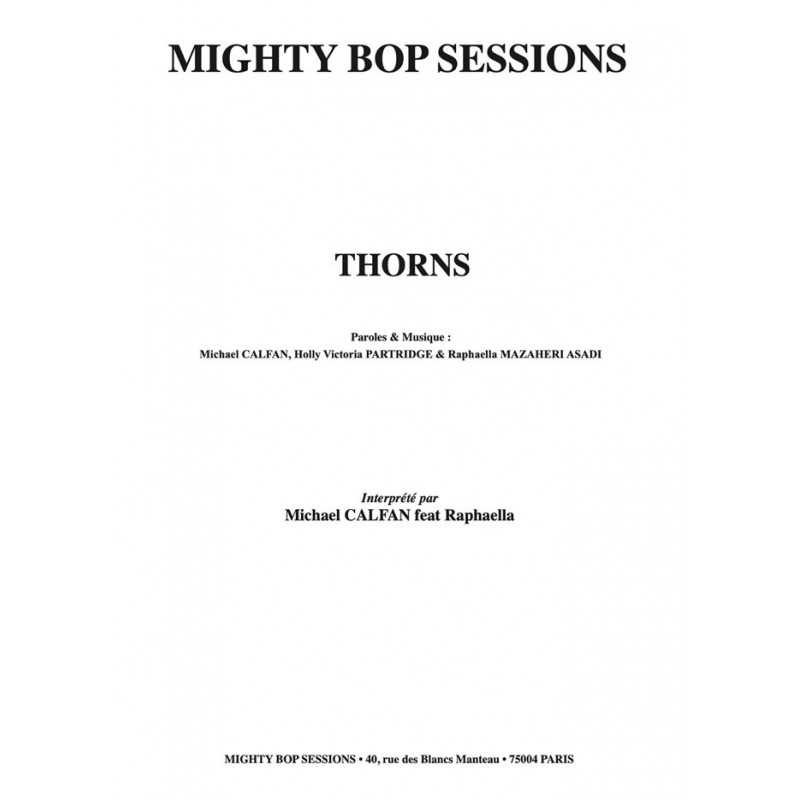 Partition THORNS Michael CALFAN feat Raphaella