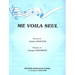 Partition ME VOILÀ SEUL Charles AZNAVOUR