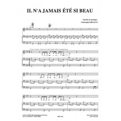 Sheet music IL N'A JAMAIS ÉTÉ SI BEAU ALISTER PDF