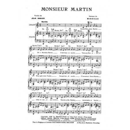 MONSIEUR MARTIN