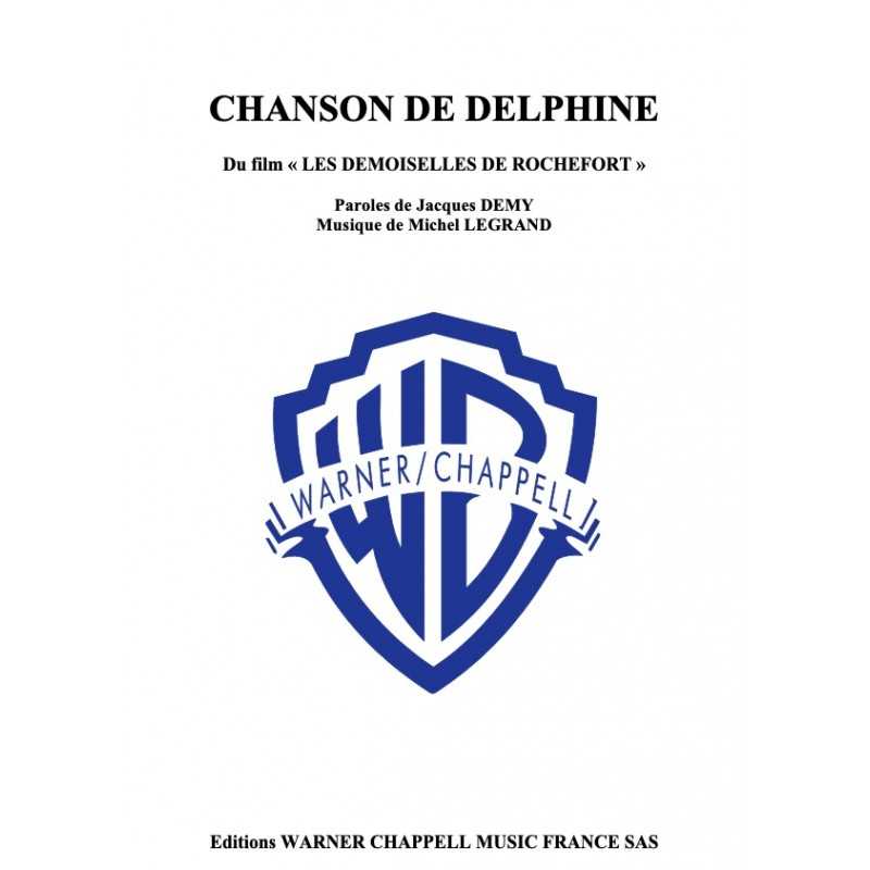 Sheet music CHANSON DE DELPHINE Michel LEGRAND PDF