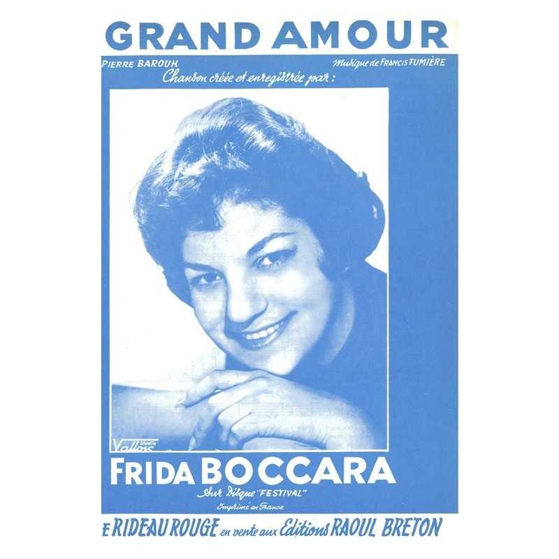 Sheet music LE GRAND AMOUR Frida BOCCARA