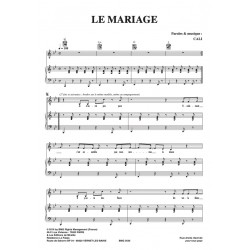 Partition LE MARIAGE CALI PDF
