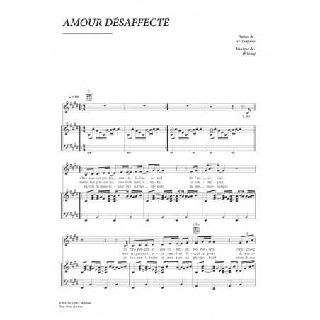 AMOUR DÉSAFFECTÉ