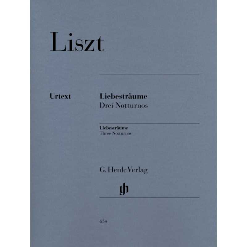 Partition LIEBESTRÄUME (3 NOCTURNES) Franz Liszt