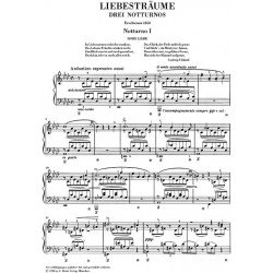 Partition LIEBESTRÄUME (3 NOCTURNES) Franz Liszt